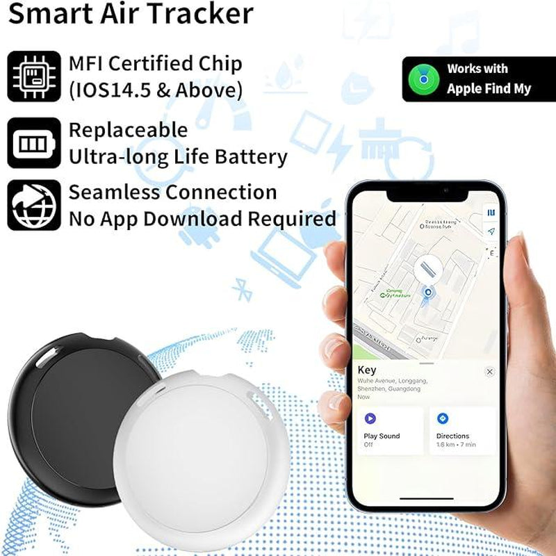 Fantasy GPS Tracker for Car,Mini Trackers Device with Weatherproof Magnetic Case-No Monthly Fee-Best Hidden GPS Trackers,Anti-Lost Device,Works with Apple