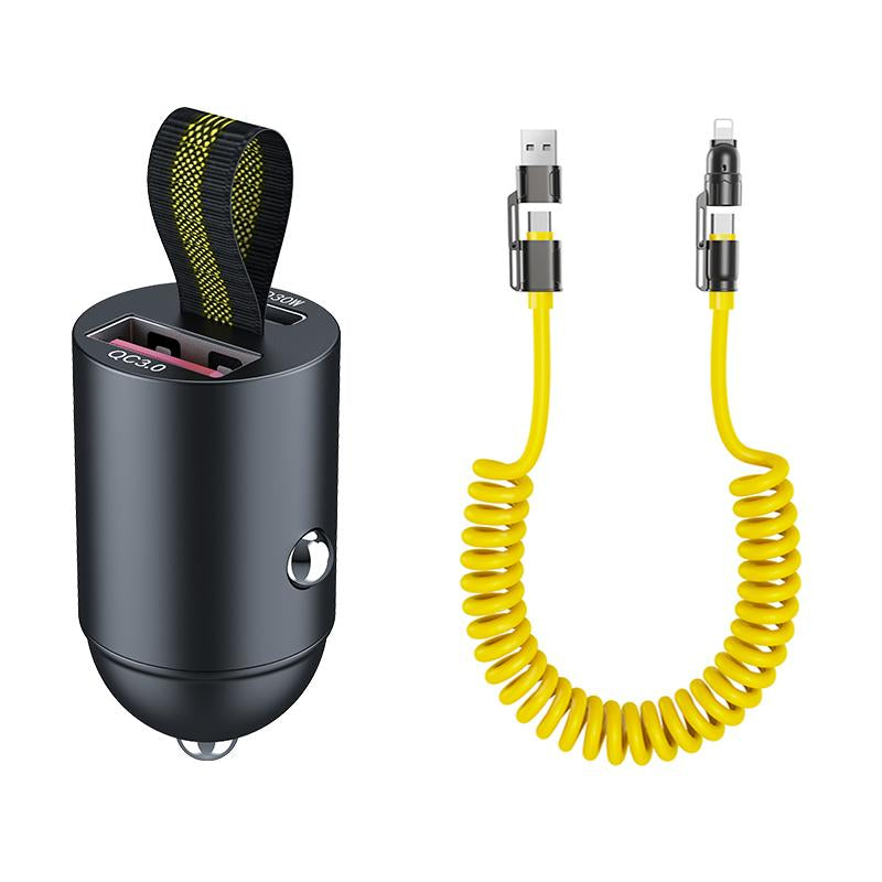 240W 4-In-1 USB-C Cable - PD 5A Fast Charging & Datasync with USB A,TYPE C & Lightning, Breathing Light,Aluminum Alloy Design, 4FT Silicone Cable, Compatible Withiphone 16/15,Ipad Pro, Samsung, and Laptops Androiddevice