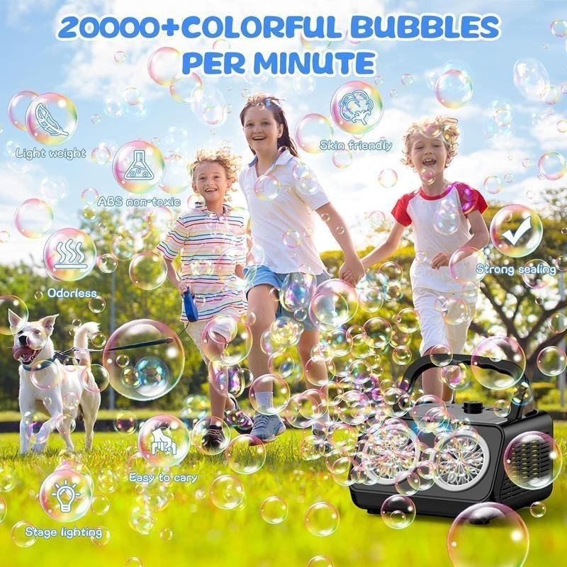 Automatic Bubble Blowing Machine Bubble Machine Outdoor Indoor Bubble Toy Stage Bubble Machine Party Birthday, Wedding, Christmas, Halloween Bubble Machine