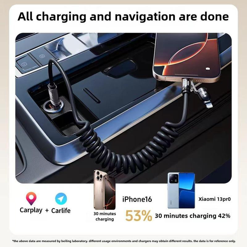 240W 4-In-1 USB-C Cable - PD 5A Fast Charging & Datasync with USB A,TYPE C & Lightning, Breathing Light,Aluminum Alloy Design, 4FT Silicone Cable, Compatible Withiphone 16/15,Ipad Pro, Samsung, and Laptops Androiddevice