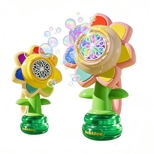 Portable Bubble Maker for Kids, Automatic Bubble Blaster with Colorful Lights, Bubble Machine for Summer Fun,Kids Party Favoroutdoorfun Multifunction