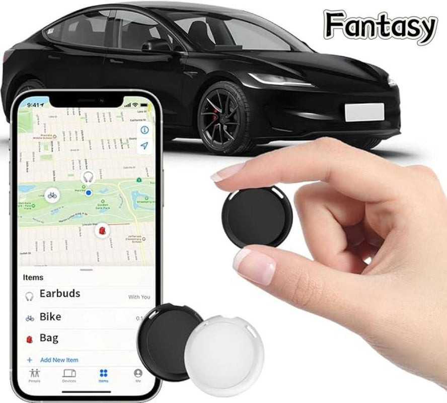 Fantasy GPS Tracker for Car,Mini Trackers Device with Weatherproof Magnetic Case-No Monthly Fee-Best Hidden GPS Trackers,Anti-Lost Device,Works with Apple