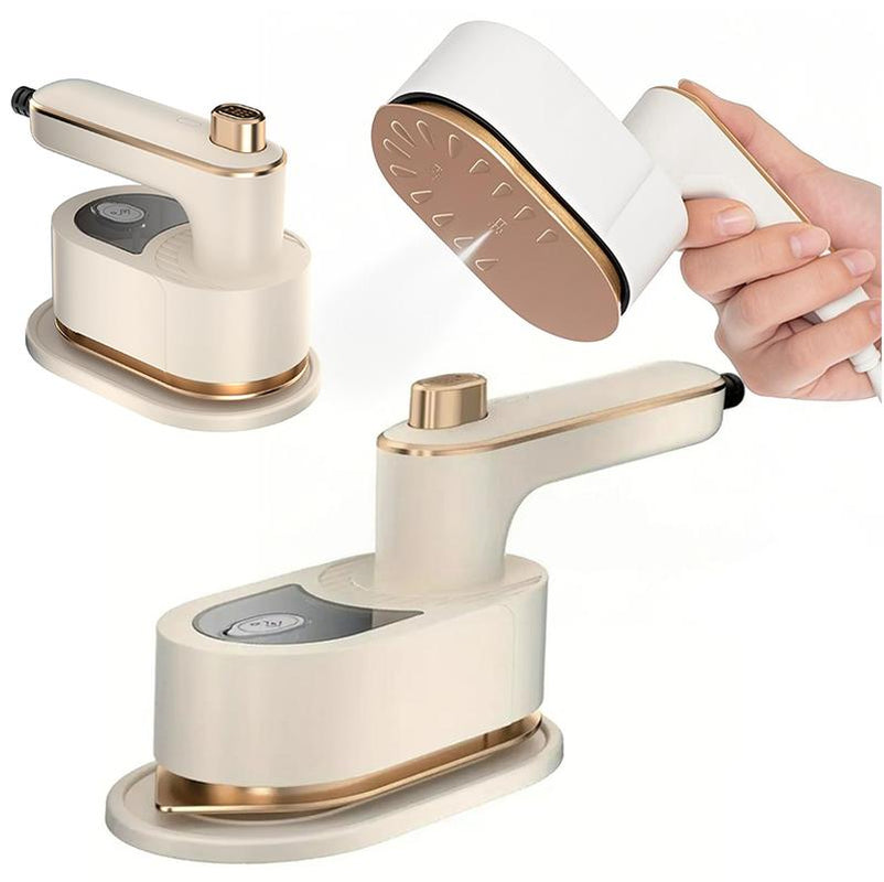 2025 Portable Handheld Garment Steamer, Mini Travel Iron, Foldable Wet & Dry Use Steam Iron,Household Folding Clothes Steamer for Home & Travel